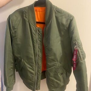 Alpha Industries Green Bomber Jacket